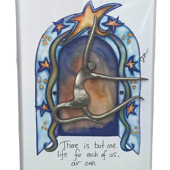 Kathleen Master Clay Dancer Life Quote Watercolor Inspirational 3D Art Print8x10 - Picture 3 of 4